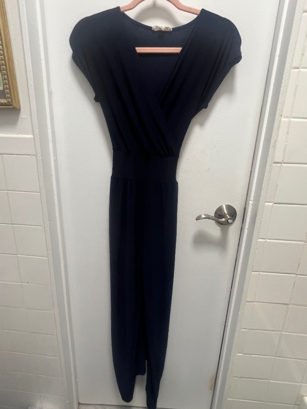 Rolla Coster Navy Blue Belted Wrap Jumpsuit
